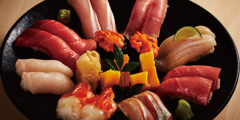 旬のネタを楽しむRYOの寿司